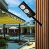 Epyz Solar Light Outdoor 108 Bright White LEDs Light 1 Lighting Modes, Adjustable Solar Panel. Wired Security Solar Powered Lights for Outside Yard [ Cold White Light, Pack of 1 ]
