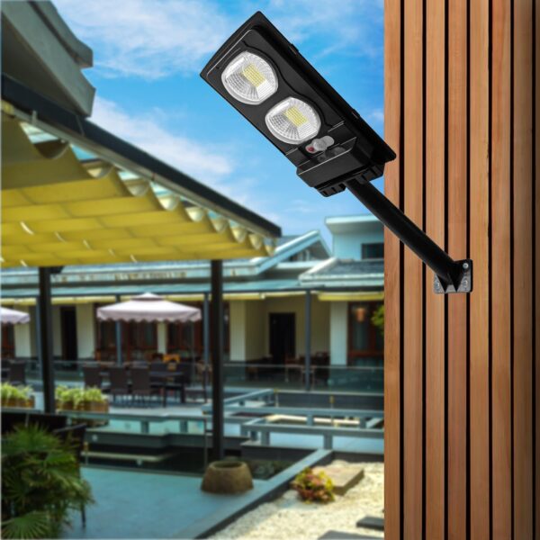 Epyz Solar Light Outdoor 108 Bright White LEDs Light 1 Lighting Modes, Adjustable Solar Panel. Wired Security Solar Powered Lights for Outside Yard [ Cold White Light, Pack of 1 ]