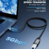 FEDUS USB Extension Cable 3.0 Long usb Male to Female Extender cable 9.8 FT for 5Gbps High Data Transfer, TV, PC, Laptop, Camera, Keyboard, Mouse, USB Flash Drive, Hard Drive, Printer, Game controller