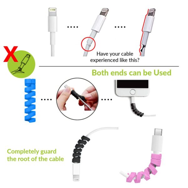 Gizga-Essentials-Spiral-Cable-Protector-Cord-Saver-for-Mac-Charger-iPhone-Charger-Wire-Protector-Lightweight-Durable-Flexible-Wire-Winder-for-Charging-Cables-Data-Cables-Earphones-Pack-of-10.jpg Gizga Essentials Spiral Cable Protector Cord Saver for Mac Charger, iPhone Charger, Wire Protector, Lightweight Durable Flexible Wire Winder for Charging Cables, Data Cables, Earphones, Pack of 10