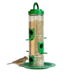 Hanging Food Feeder for Balcony, Large Bird Feeder for Outdoor & Garden | 900 Capacity I Premium Hard Plastic Weatherproof (Pack of 1 Pcs)