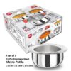 Hawkins 3-Piece Triply Stainless Steel Gift Set | Induction Safe | Stackable Design | Elliptical Rim for Better Grip & Handling | Silver (23SGP)|Induction and Gas Stove Compatible
