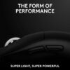 Logitech G PRO X Superlight 2 Lightspeed Wireless Gaming Mouse, Lightweight, LIGHTFORCE Hybrid Switches, Hero 2 Sensor, 32,000 DPI, 5 Programmable Buttons, USB-C Charging, PC & Mac - Black