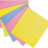 MAVRIX Pack of 5 Multi Colour Cellulose Sponge Wipes for Kitchen Cleaning, use for Office,car and Multipurpose,Kitchen Cleaning Cloth for Smooth Cleaning.