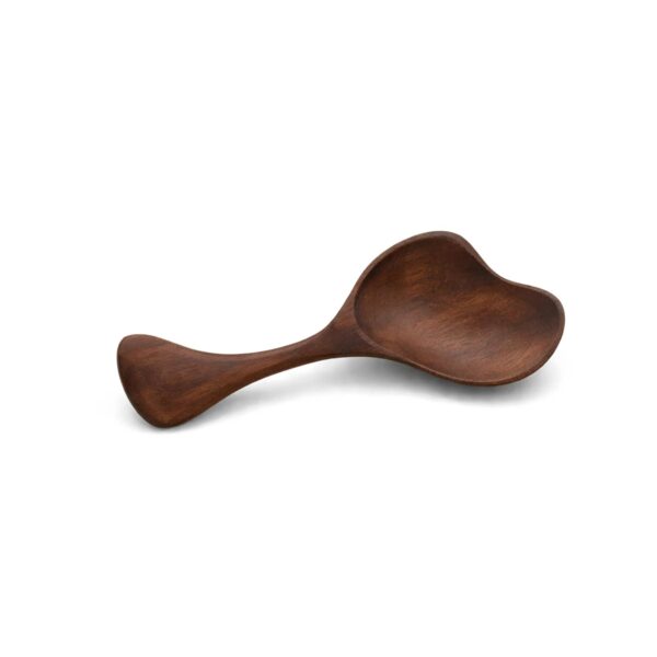 Mango Wood Ladle Spoon | Handcrafted Deep Wooden Ladle for Cooking Serving Curries Soups | Food Safe Heat Resistant Kitchen Utensil