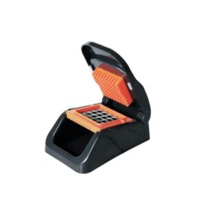 Meyer 2 in 1 Dicer with Container, Vegetable Cutter &Slicer, Meyer 2 in 1 Dicer with Container, Vegetable Cutter &Slicer, Cutting Machine | Kitchen Accessories | Kitchen Items for Home Cooking | Onion Chopper | Mini Handy Chopper (Plastic, Grey, Orange)