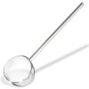 Multipurpose Glass Spoon and Ladle - Heat Resistant Borosilicate Karandi for Cooking, Serving, Stirring & Tadka (Transparent)