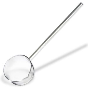 Multipurpose Glass Spoon and Ladle - Heat Resistant Borosilicate Karandi Multipurpose Glass Spoon and Ladle - Heat Resistant Borosilicate Karandi for Cooking, Serving, Stirring & Tadka (Transparent)