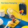NILKANTH Spoon Rest with Pot Lid Holder for Kitchen Counter, Space Saving Small Lid Rest Detachable Cute Mushroom Ladle Rest Spatula Holder Coffee Spoon Rest Kitchen Utensil Holder (Blue)
