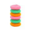 Oblivion Nylon Scrubber 6 Pcs – Multicolor Non-Stick Cookware & Utensils Cleaning Juna, Durable Round Plastic Scrubber Pads for Dishwashing, Kitchen, Bathroom & Car, Multi-Use Non-Scratch Sponges