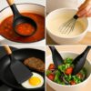 Premium Silicone Kitchen Spatula Set for Cooking | Heat Resistant Spatula for Non Stick Pan with Wooden Handle & Holder | Steel Core Silicone Spatula | Non-Stick Kitchen Utensils Set (12 Pcs)