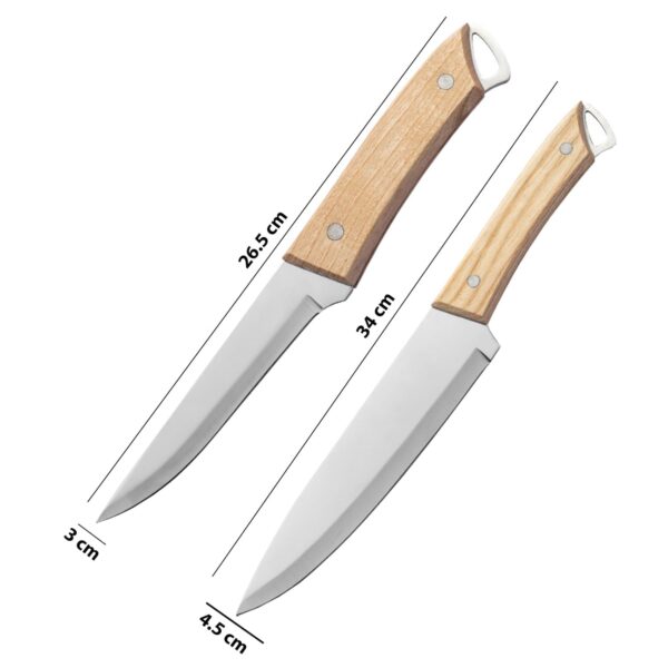 Premium-Stainless-Steel-Kitchen-Knife-Set-with-Ergonomic-Wooden-Handle-Ultra-Sharp-Multipurpose-Chef-Utility-Knives-for-Meat-Vegetables-Fruits-Daily-CookingPack-of-2.jpg Premium Stainless Steel Kitchen Knife Set with Ergonomic Wooden Handle Ultra-Sharp Multipurpose Chef & Utility Knives for Meat, Vegetables, Fruits & Daily Cooking(Pack of 2)
