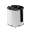 Ritmo Multi-Function Utensil Holder Knife Block Flatware Drainer Storage Box Spoon Fork Rack Bucket Basket Kitchen Storage Box Chopstick Holder. (White)