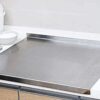 SAIFIX Stainless Steel Chopping Board | Fruits | Vegetables | Collapsible | Cutter | Kneading Board | Kitchen Accessories | Countertop (50 x 50 Cm's)