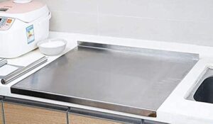 SAIFIX Stainless Steel Chopping Board | Fruits | Vegetables | Collapsible | Cutter | Kneading Board | Kitchen Accessories | Countertop (50 x 50 Cm's)