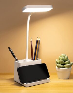 SaleOn Rechargeable Stable Desk Lamp with USB Cable | 3 SaleOn Rechargeable Stable Desk Lamp with USB Cable | 3 Color Modes | 6 Month Warranty | Mobile Holder | Eye Protection | Study & Reading Table Lamp | Touch Control | Non-Flickering