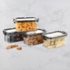 Saule-Plastic-Utility-Container-Air-Tight-Containers-For-Kitchen-Storage-Set-Plastic-Boxes-For-Storage-700-ml-MulticolorSet-of-4.jpg Saule Plastic Utility Container - Air Tight Containers For Kitchen Storage Set, Plastic Boxes For Storage 700 ml (Multicolor,Set of 4)