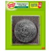 Scotch-Brite 1 Stainless Steel Scrubber (15g) and 1 Scrub pad Combo