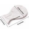 Spoon Rest Handmade Marble Big White Spatula Ladle Fork Utensil Rest - Spoon Rests Keeper Kitchen Organizer - Chef Cooking Helper Tool Countertop Spoon Holder