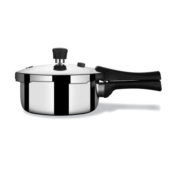 Stahl Xpress Triply 1 L Pressure Cooker Baby, Induction Cooker, Outer Lid Pressure Cooker, Induction & Gas Stove Compatible, 5 Years Warranty