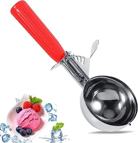 Stainless-Steel-Cookie-Scoop-for-Baking-Multipurpose-Melon-Baller-Meatball-Spring-Scoops-Perfect-Portion-Sizes-Easy-Food-RED.jpg Stainless Steel Cookie Scoop for Baking, Multipurpose Melon Baller, Meatball Spring Scoops, Perfect Portion Sizes, Easy Food (RED)