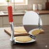 Stainless Steel Puri Maker Press Machine for Roti Chapati Papad Stainless Steel Puri Maker Press Machine for Roti Chapati Papad Khakhra Making Heavy Duty Manual Dough Press Kitchen Tool Durable Easy Use Home Cooking Essential