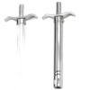 Stainless Steel Regular Gas Lighter for Kitchen Stove with Stand. Steel Gas Lighter (Silver, Pack of 2)|AE-P7052