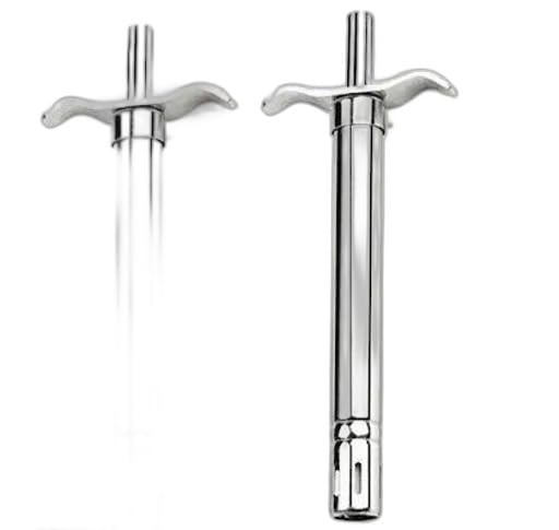 Stainless Steel Regular Gas Lighter for Kitchen Stove with Stand. Steel Gas Lighter (Silver, Pack of 2)|AE-P7052