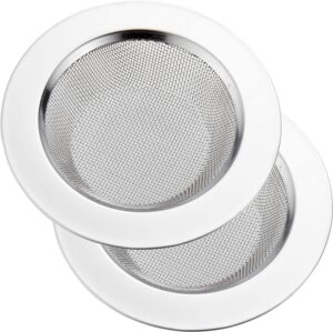 Stanley® Stainless Steel Kitchen Sink Strainer Plug, Filter Stopper Mesh Long Hair Food Blockages Cleaning Tool for Bathroom Kitchen Sink, 11.5 cm (1 Pack)