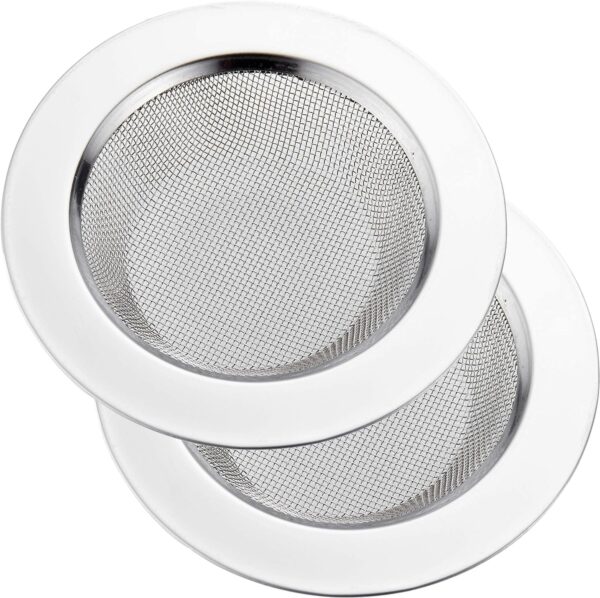 Stanley® Stainless Steel Kitchen Sink Strainer Plug, Filter Stopper Mesh Long Hair Food Blockages Cleaning Tool for Bathroom Kitchen Sink, 11.5 cm (1 Pack)