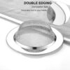 Stanley® Stainless Steel Kitchen Sink Strainer Plug, Filter Stopper Mesh Long Hair Food Blockages Cleaning Tool for Bathroom Kitchen Sink, 11.5 cm (1 Pack)