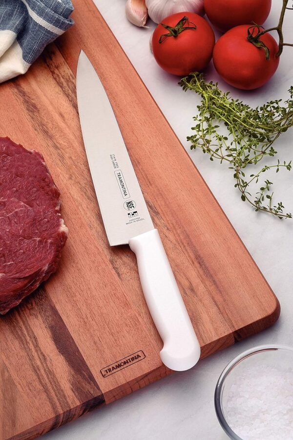 TRAMONTINA-Professional-Chef-Knife-20-cm-Sub-Zero-Treated-Stainless-Steel-Blade-Antimicrobial-Polypropylene-Handle-Heavy-Duty-Meat-Cutting-Butcher-Knife-Green.jpg TRAMONTINA Professional Chef Knife 20 cm | Sub-Zero Treated Stainless Steel Blade | Antimicrobial Polypropylene Handle | Heavy-Duty Meat Cutting & Butcher Knife | Green