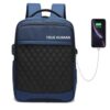 TRUE HUMAN backpack With USB charging Port and anti -theft TRUE HUMAN backpack With USB charging Port and anti -theft Lock,Laptop bag,office bag for Men and Women | College Bags for Girls & Boys