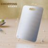 The Earth Store Stainless Steel 35 X 25 CM Chopping Board | Multipurpose Cutting Board for Kitchen | Heavy Duty Vegetable Chopper Board | Fruits, Meat, Cheese | Set of 1