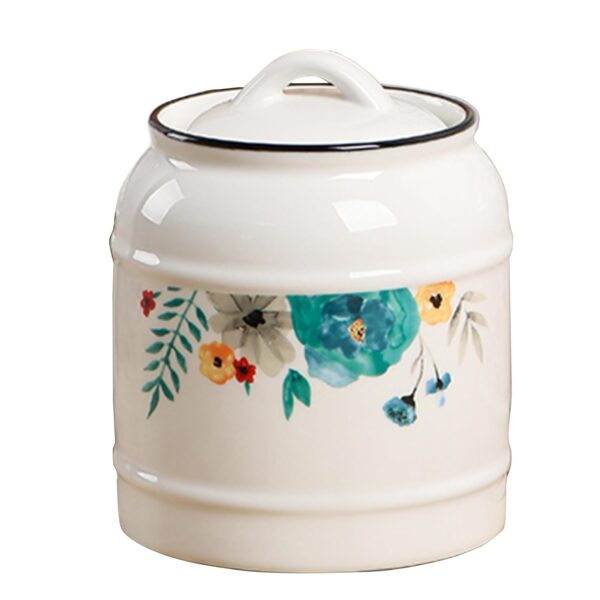 UMAI-Ceramic-Jar-for-Kitchen-Storage-with-Lid-Airtight-Ceramic-Container-Multipurpose-Kitchen-Storage-Jars-and-Containers-White-Printed-1-Jar-1400ml.jpg UMAI Ceramic Jar for Kitchen Storage with Lid | Airtight Ceramic Container | Multipurpose Kitchen Storage Jars and Containers | White | Printed (1 Jar) (1400ml)