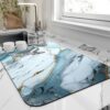 VHKD Dish Drying mat for Kitchen Water Absorbent mats for Kitchen Utensils Large Dry mat for Kitchen Utensils Drying mat Water Absorbent mats for Kitchen Large Size (Dessign 1, 58x38cm)