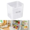 VOLTURI Fridge Organiser Storage Boxes (Pack of 6), Fridge Organizer, VOLTURI Fridge Organiser Storage Boxes (Pack of 6), Fridge Organizer, Fridge Storage Containers, Kitchen Storage Box, Containers for Kitchen Storage, Fruits, Vegetables, Pulses, Cereals, Grains 950 ML