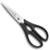 Victorinox Multipurpose Stainless Steel Kitchen Shears - Scissors for Cutting Herbs, Vegetables & Meat, Black, 20cm, Swiss Made