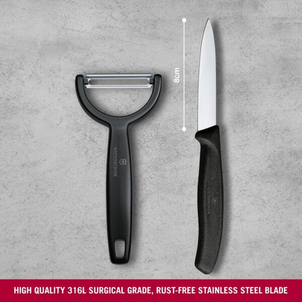 Victorinox-Swiss-Made-Stainless-Steel-Swiss-Classic-Paring-Knife-Kitchen-Knife-8-cm-Straight-Edge-with-Y-Peeler-Set-2-Pcs-Black-6.7113.22.jpg Victorinox Swiss Made Stainless Steel Swiss Classic Paring Knife Kitchen Knife 8 cm Straight Edge with Y-Peeler Set (2 Pcs) Black | 6.7113.22