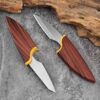 Wizbiz Premium Double-Blade Multipurpose Utility Knife Ultra-Sharp Stainless Steel Dual-Edge EDC Pocket Paring Knife for Fruits Vegetables Daily Kitchen Use | Compact Travel-Friendly