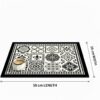 Yagzon Dish Drying Mat for Kitchen Wet Utensils (58CM*38CM)/Kitchen Sink Mat/Counter Top/Water Adsorbent/Quick Dry/Waterproof Anti-Slip mat